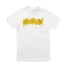 Load image into Gallery viewer, Dripped Michigan White Tee